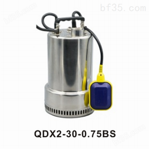 QDX2-30-0.75B潜水电泵高扬程不锈钢抽水泵