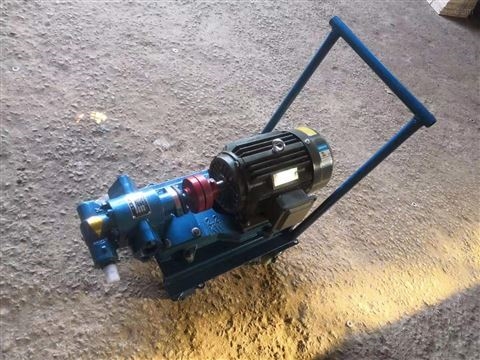 移动式齿轮泵小车齿轮油泵手推车润滑油泵