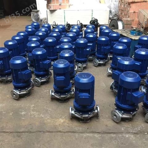 ISG单级立式管道离心泵 工业用水循环管道泵