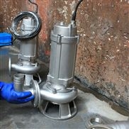 WQP全不锈钢排污泵 380v耐酸碱潜水污水泵