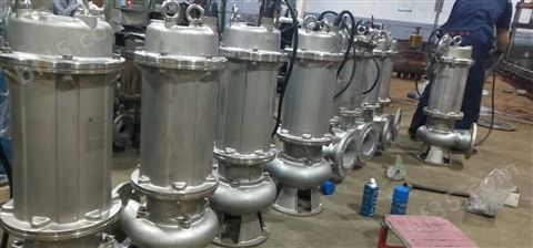 WQP不锈钢潜水排污泵 耐酸碱耐腐蚀潜水泵