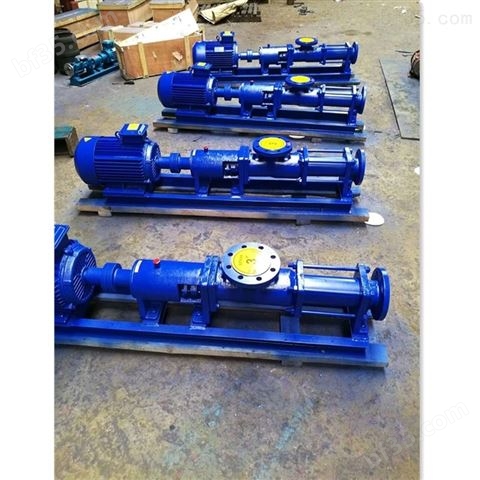 G型单螺杆泵 卧式污泥输送泵高粘度转子泵