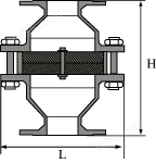 ZGB-1波纹储罐阻火器结构图