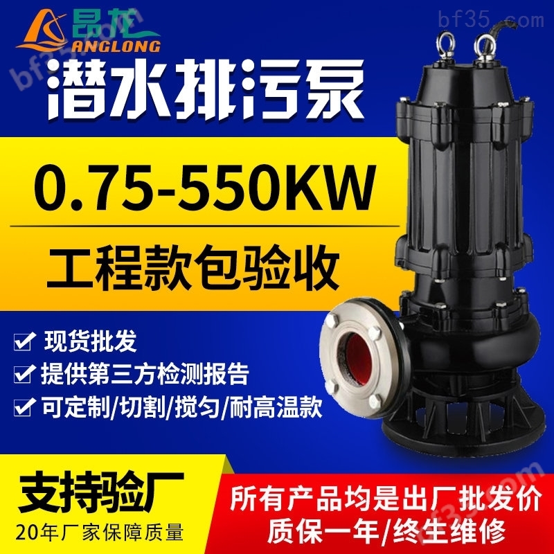 立式高品质潜水污水泵 大功率潜水泵